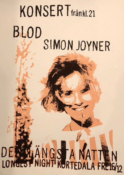 Blod & Simon Joyner Poster